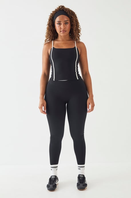 DSGN Studio Sculpt Contrast Piping Vest Top - Image 5