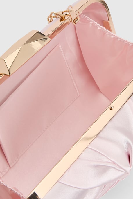 Beaut Satin Twist Clutch Bag - Image 4