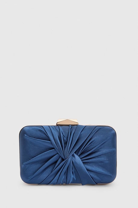 Beaut Satin Twist Clutch Bag - Image 2