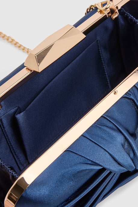 Beaut Satin Twist Clutch Bag - Image 4