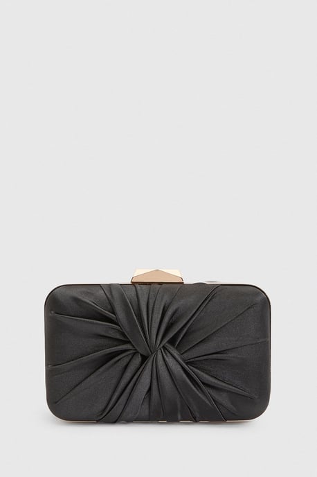Beaut Satin Twist Clutch Bag - Image 2