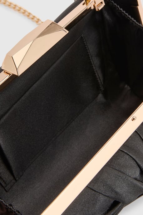 Beaut Satin Twist Clutch Bag - Image 4