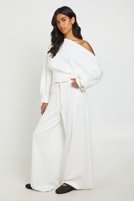 Soft Touch Off Shoulder Sweatshirt - Image 3