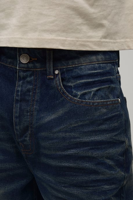 Straight Rigid Acid Wash Denim Jeans - Image 3