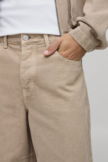 Pleat Knee Longline Co-Ord Jorts - Image 3
