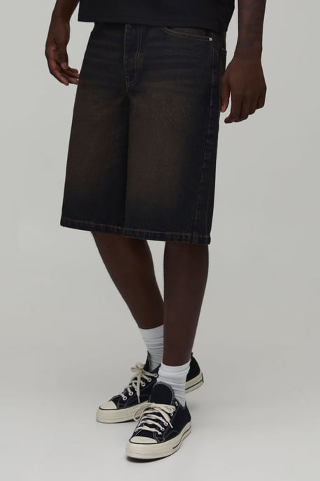 Regular Rigid Denim Jorts - Image 1