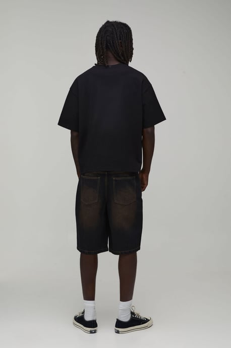 Regular Rigid Denim Jorts - Image 2