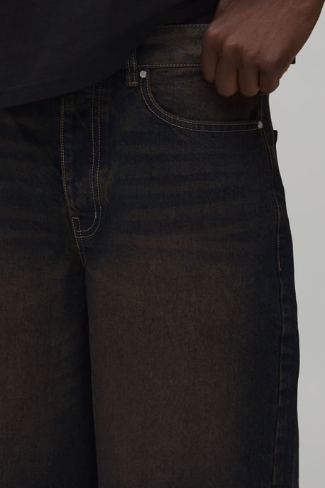 Regular Rigid Denim Jorts - Image 4