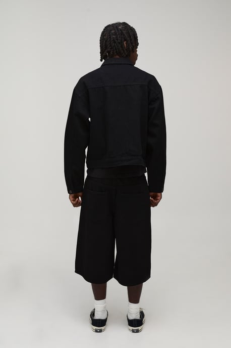Pleat Knee Longline Co-Ord Jorts - Image 2