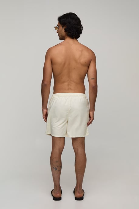 Palm Embroidered Mid Length Swim Short - Image 2