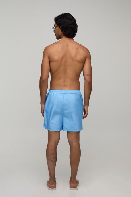 Palm Embroidered Mid Length Swim Short - Image 2