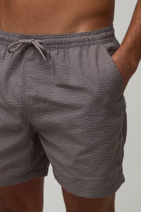 Seersucker Mid Length Swim Short - Image 3