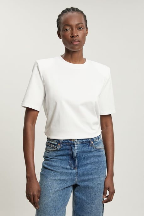 Power Shoulder Jersey T-Shirt - Image 1