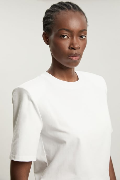Power Shoulder Jersey T-Shirt - Image 2