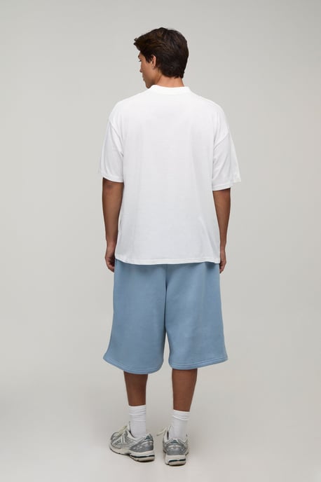 White Oversized Miami Print T-Shirt - Image 2