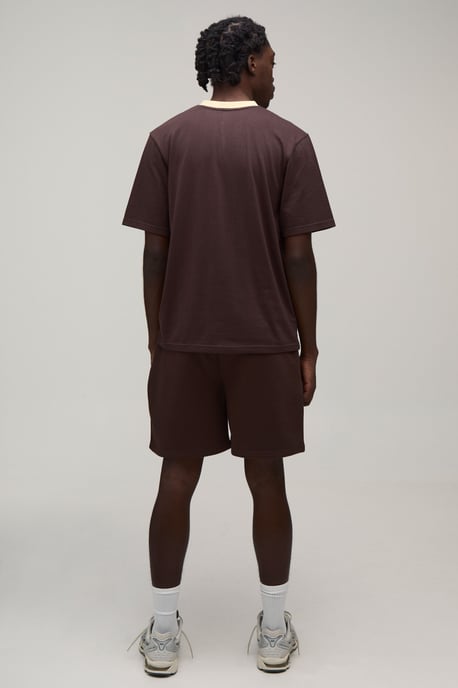 Regular Fit Worldwide Printed T-Shirt & Short Set - Image 2