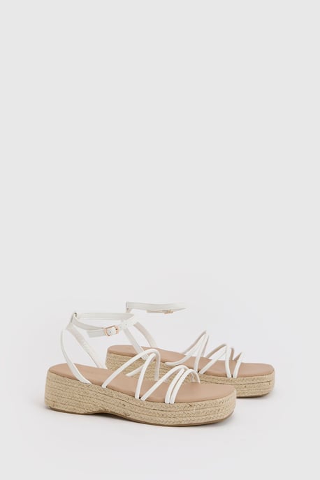 Strappy Flatform Wedges - Image 3