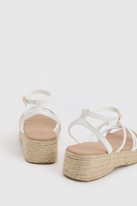 Strappy Flatform Wedges - Image 4