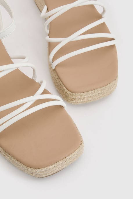 Strappy Flatform Wedges - Image 5