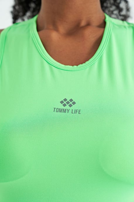 Mouwloze Crew Neck Actieve Top - Image 4