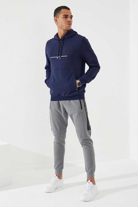 Men's Logo Printed Hooded Sweatshirt - Image 2