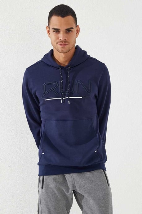 Men's Logo Printed Hooded Sweatshirt - Image 6