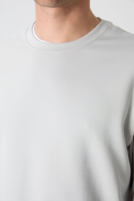 Heren Effen Rundhals Sweatshirt - Image 4