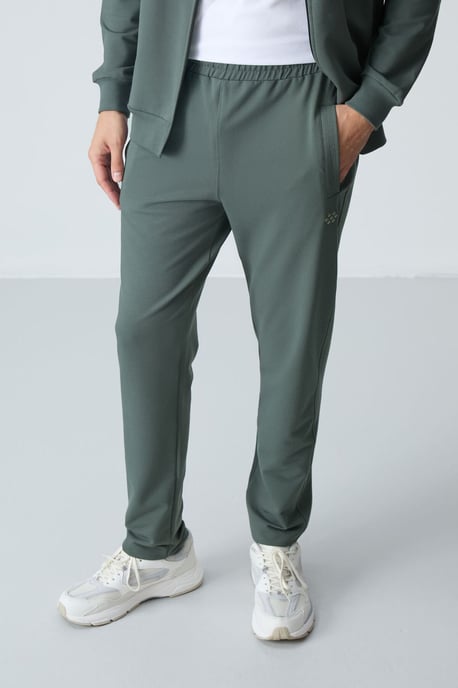 Heren Sweatshirt met Ritskraag en Broek Set - Image 5