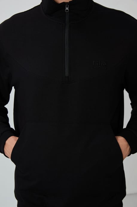 Men's Zip-Front Sweatshirt And Pants Set - Image 4