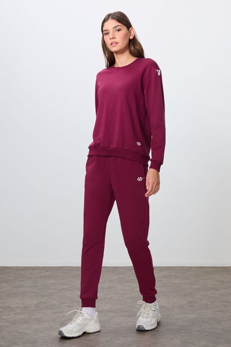 Oversized Cotton-polyester Sweatshirt And Pants Set - Image 1