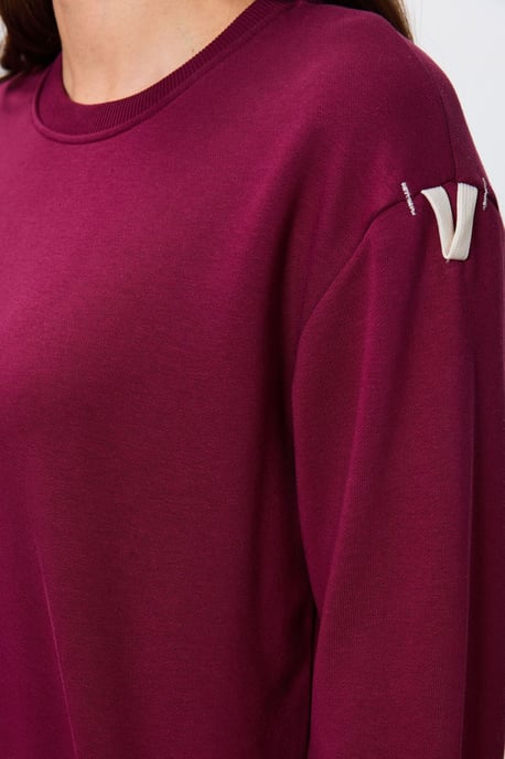 Oversized Cotton-polyester Sweatshirt And Pants Set - Image 4