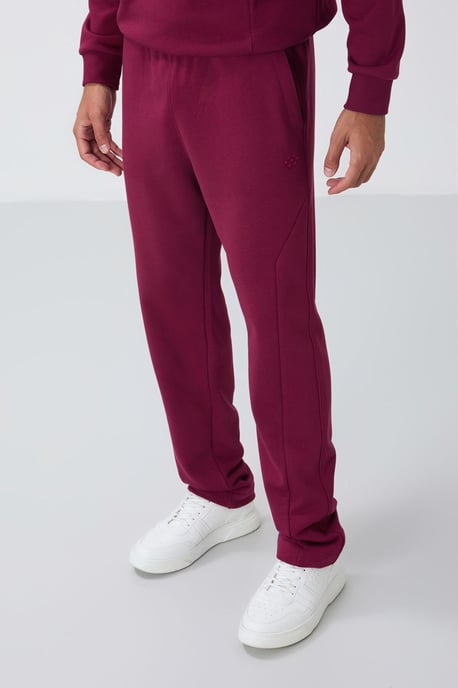 Men's Cotton-Polyester Fleece Sweatshirt And Pants Set - Image 4