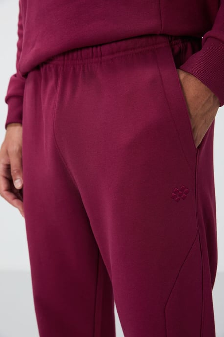 Men's Cotton-Polyester Fleece Sweatshirt And Pants Set - Image 5