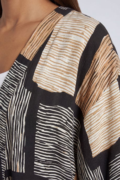 Geo Printed Kimono - Image 2