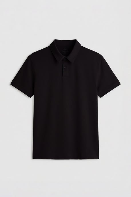 Men's Cotton Elastane Polo T-Shirt - Image 1