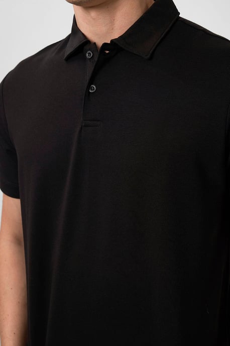 Men's Cotton Elastane Polo T-Shirt - Image 4