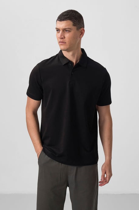 Men's Cotton Elastane Polo T-Shirt - Image 5
