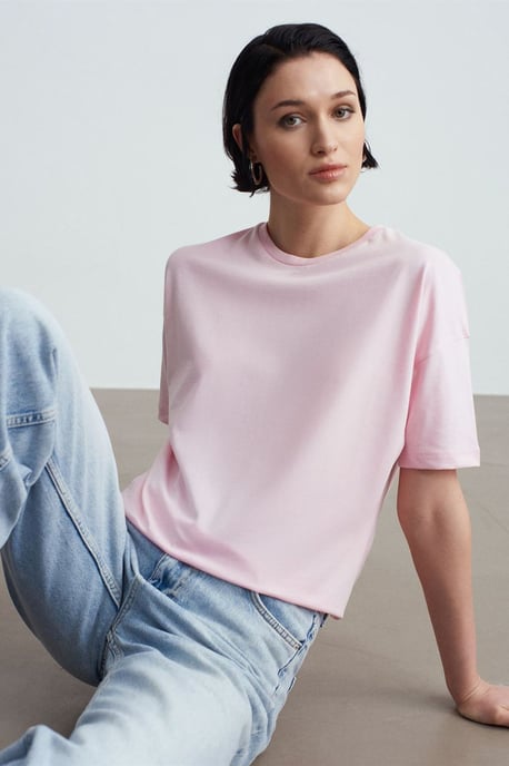 Women's Cotton Crew Neck T-Shirt - Image 2