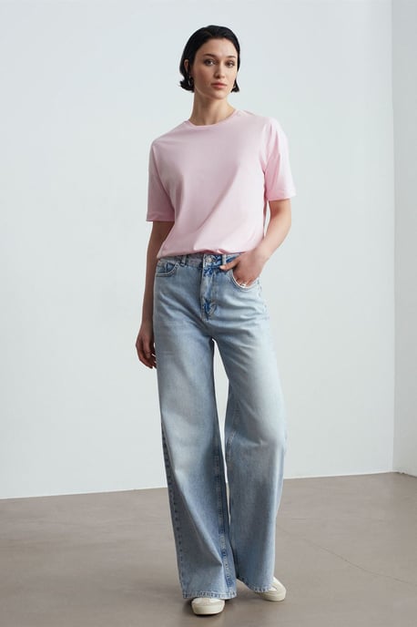 Women's Cotton Crew Neck T-Shirt - Image 4