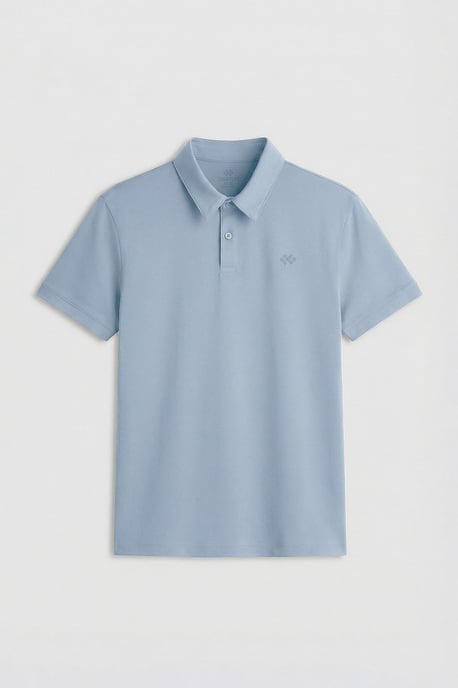 Heren Katoenen Elastaan Polo T-Shirt - Image 1