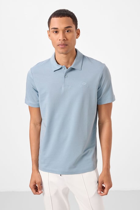 Heren Katoenen Elastaan Polo T-Shirt - Image 2