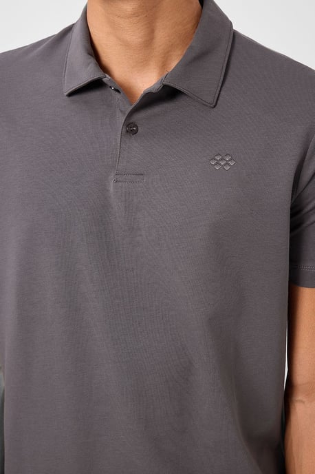 Heren Katoenen Elastaan Polo T-Shirt - Image 4