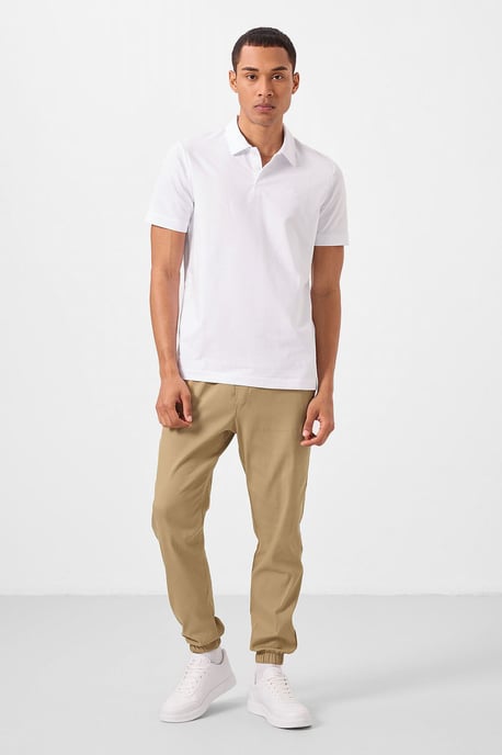 Men's Cotton Elastane Polo T-Shirt - Image 3