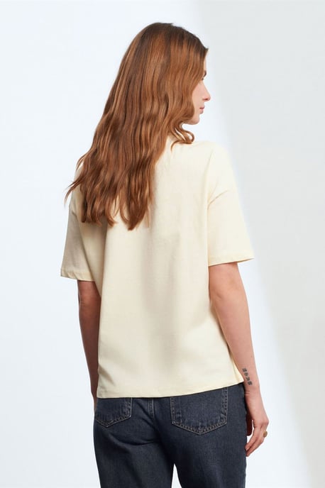 Women's Cotton Crew Neck T-Shirt - Image 2
