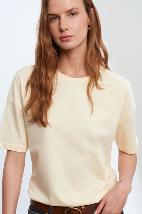 Women's Cotton Crew Neck T-Shirt - Image 3
