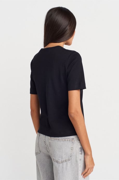 Women's Cotton V-Neck T-Shirt - Image 2