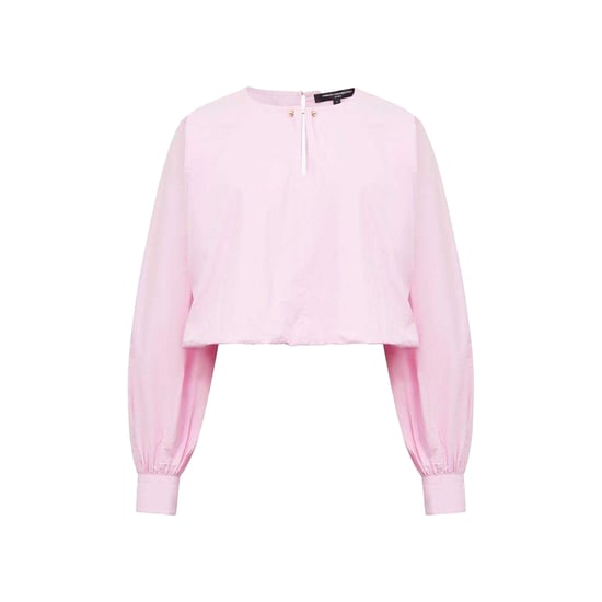 French Connection Womens/Ladies Cambria Keyhole Balloon Sleeve Blouse (Bubblegum Pink) - Image 2