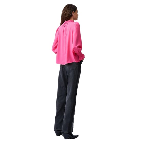 French Connection Womens/Ladies High-Neck Regular Blouse (Luminous Pink) - Image 3