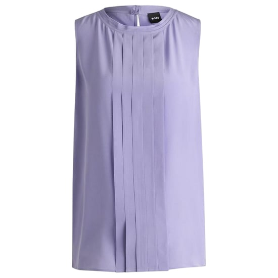 Boss Dames/Dames Jewel Gekraagde Regelmatige Mouwloze Blouse (Amethist Paars) - Image 2