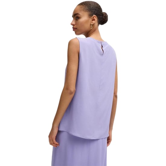 Boss Dames/Dames Jewel Gekraagde Regelmatige Mouwloze Blouse (Amethist Paars) - Image 3
